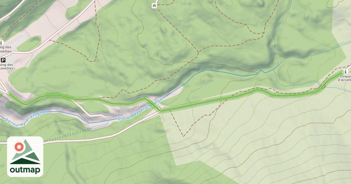 Map of Arcelin