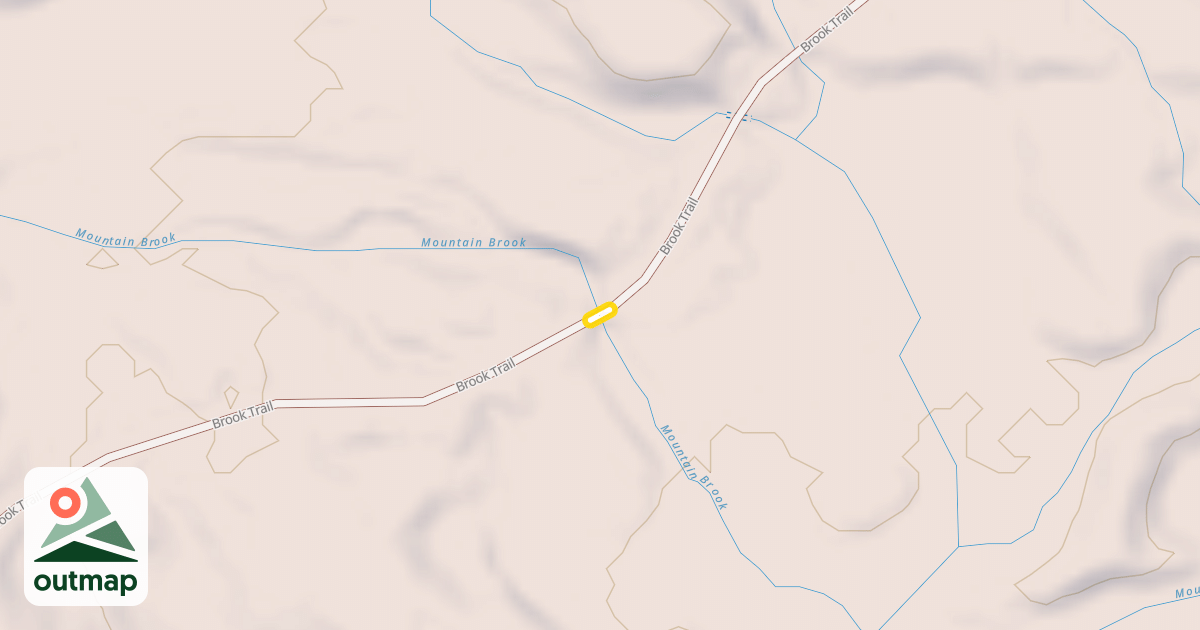 Map of Brook Trail