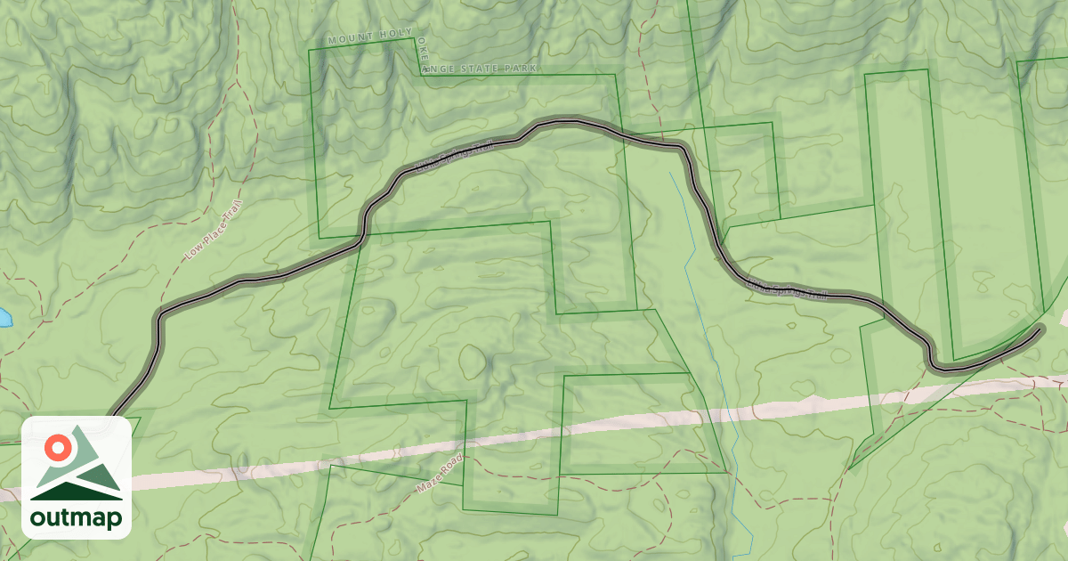 Map of Lithia Springs Trail