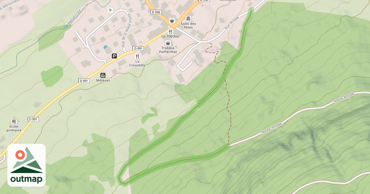 Map of Route Royale