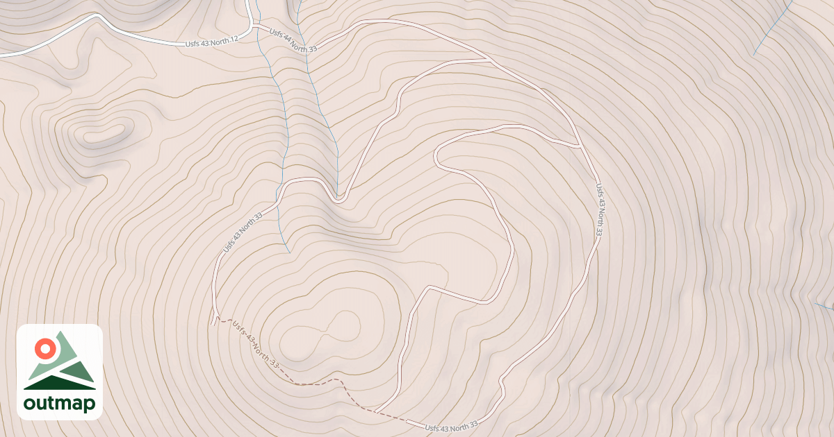 Map of BLACK MTN