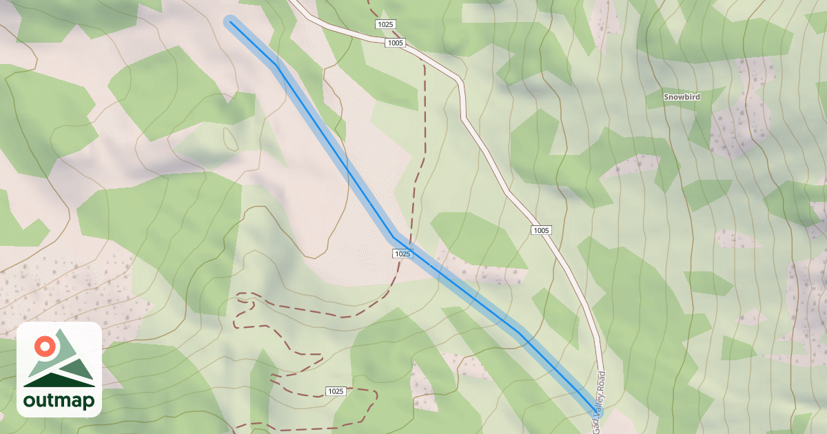 Map of Regulator Gully