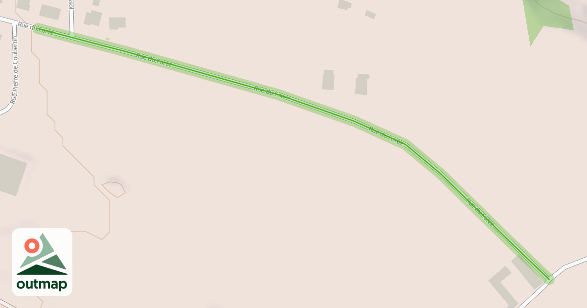 Map of Rue du Forez