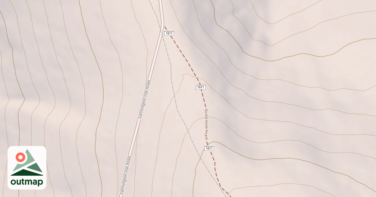 Map of Gold Hill