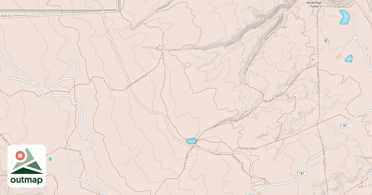 Map of USFS Motor Vehicle Use Map Roads {A244F7B7-6F3D-4C75-877B-B6B8A933B6B6}