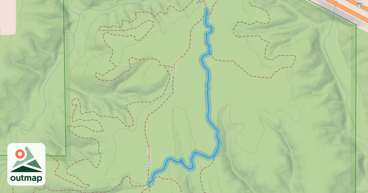 Map of Lions and Tigers and Bears - Kinsey Park