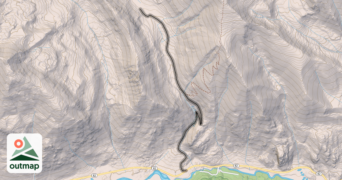 Map of Echo Canyon Trail