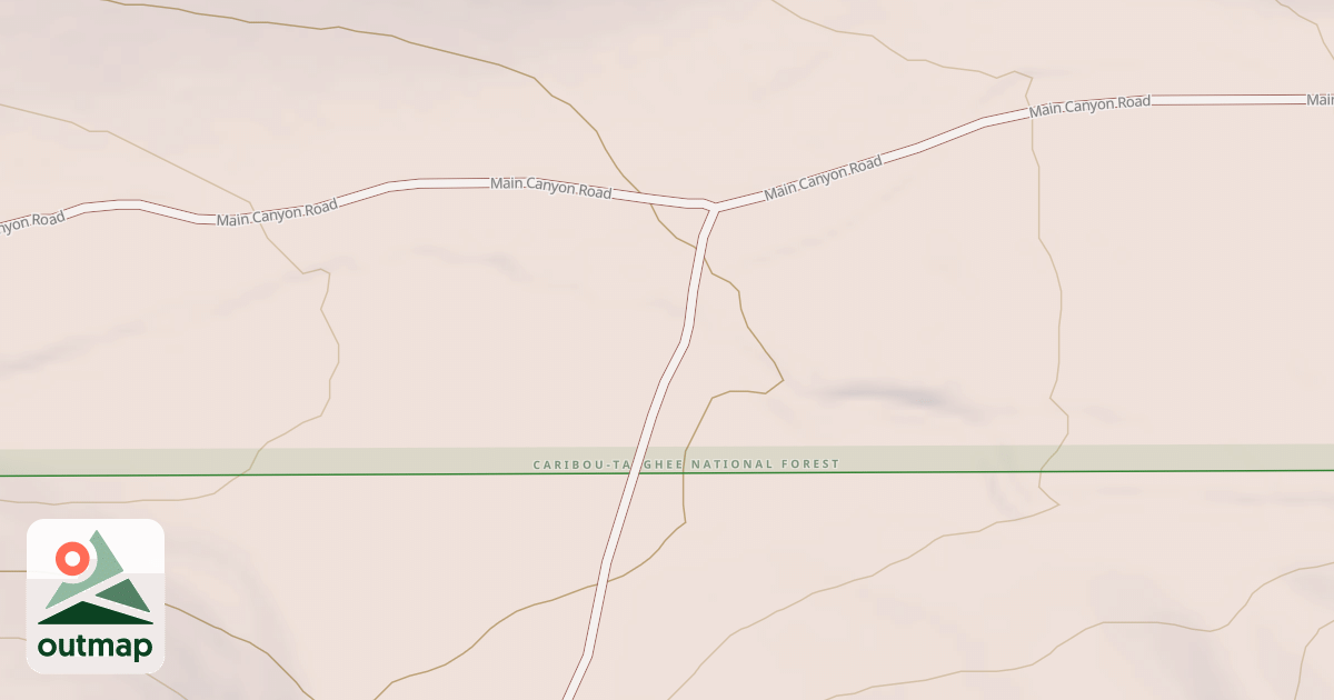 Map of POST HOLLOW SPRING