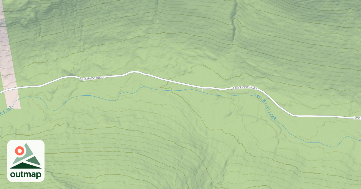 Map of (FDR) LOST HORSE