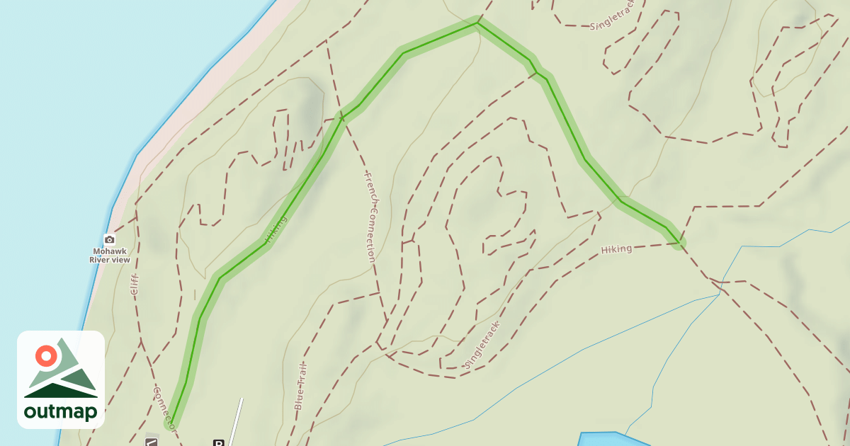 Map of Hiking