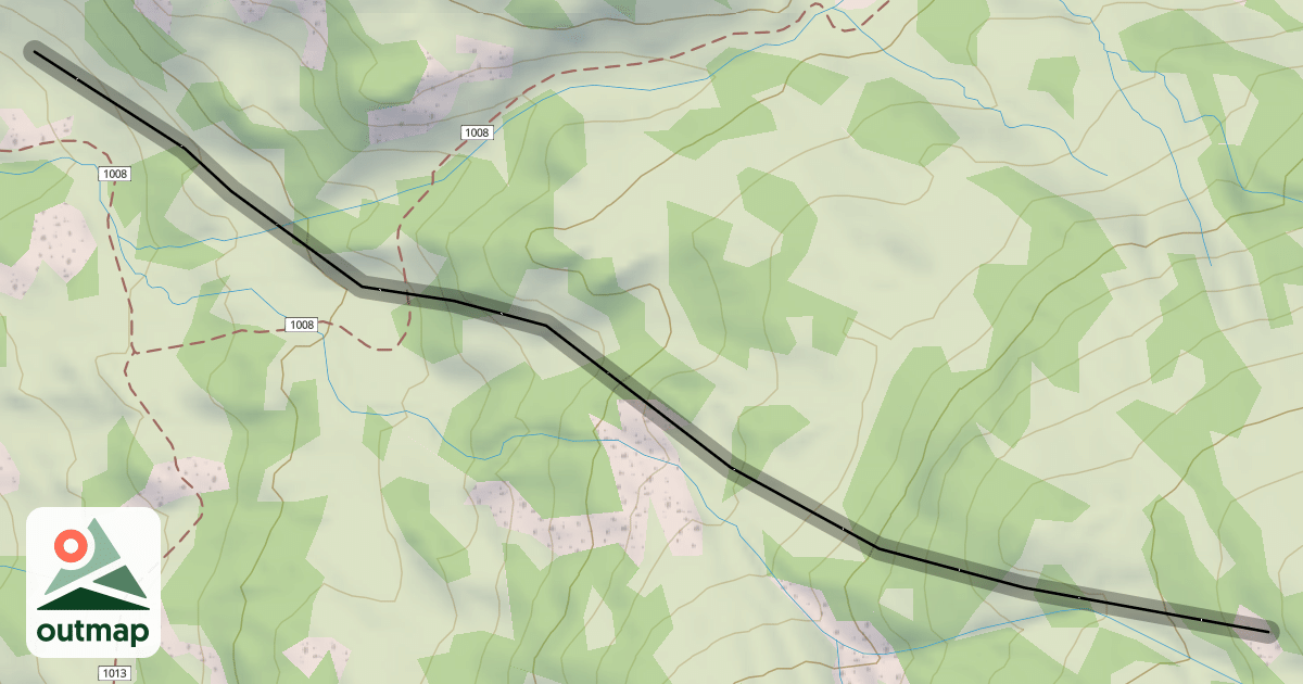 Map of Snowshoe Hill