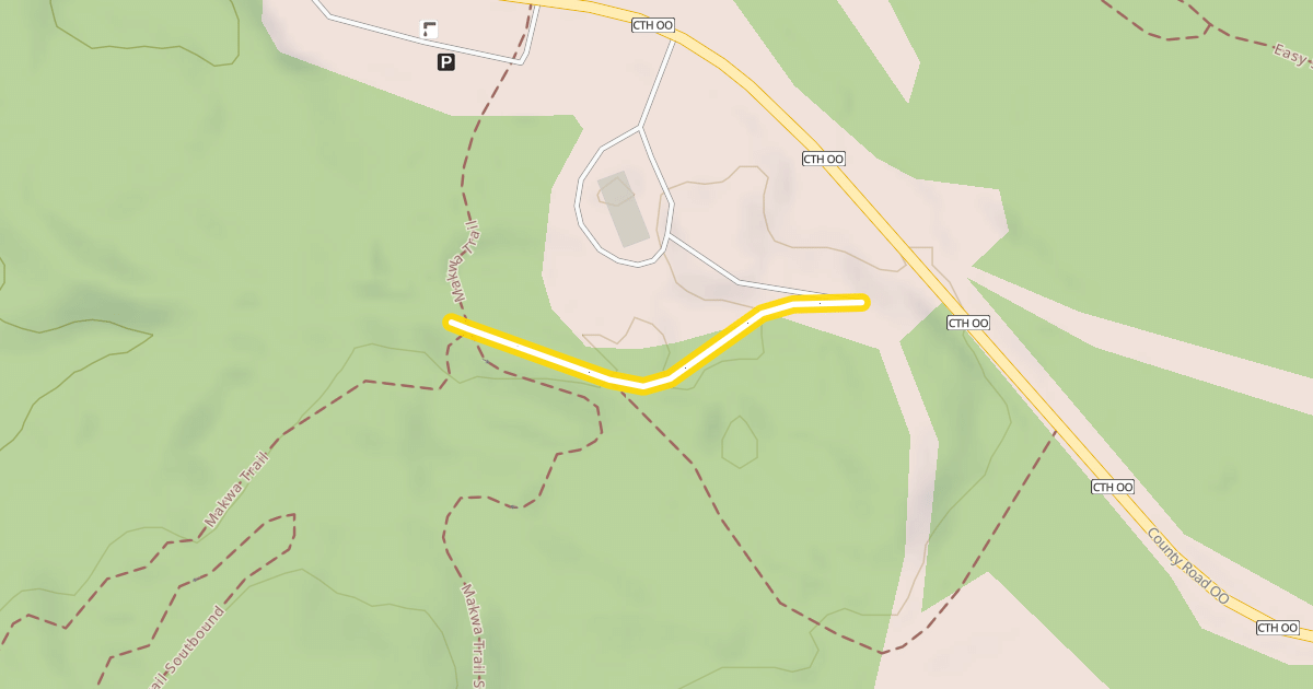 Map preview of West Side Trail