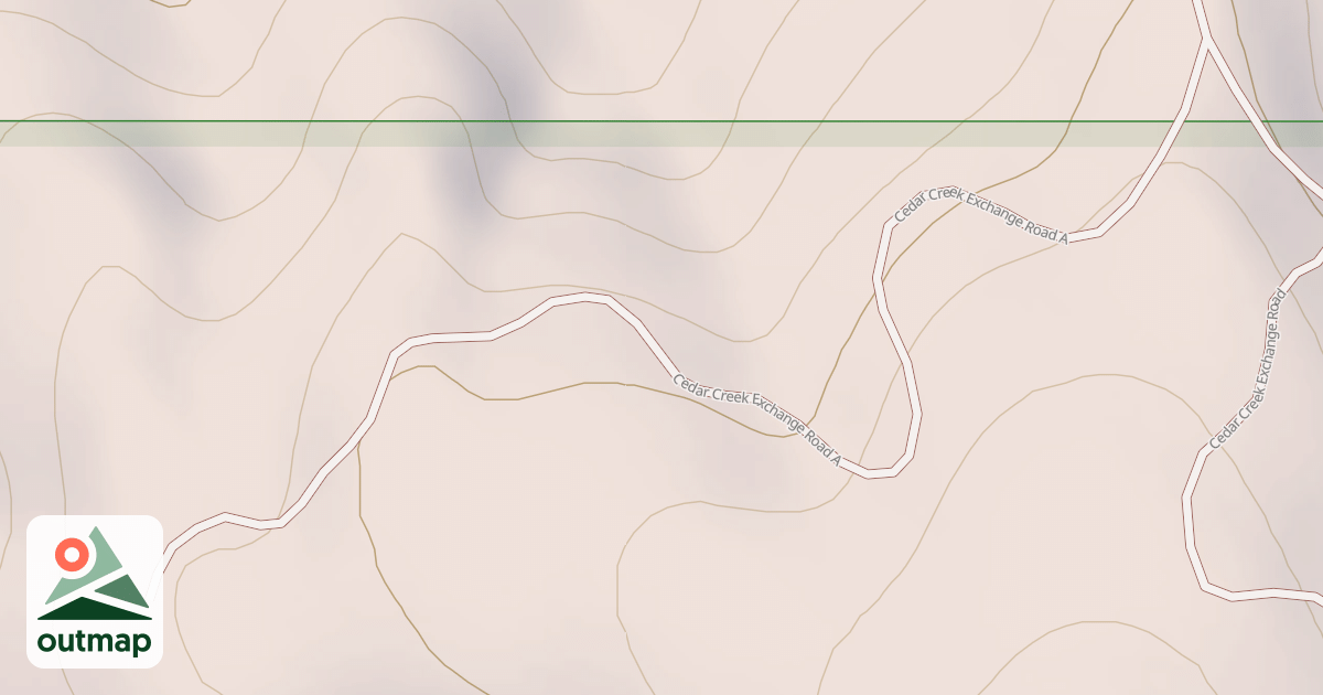Map of CEDAR CREEK EXCHANGE A