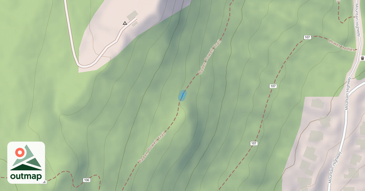 Map of Baden Powell Trail