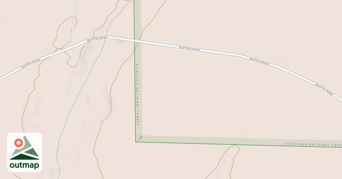 Map of USFS Motor Vehicle Use Map Roads {B89428DB-B5F5-454A-AE65-7BB6EA5DC74A}