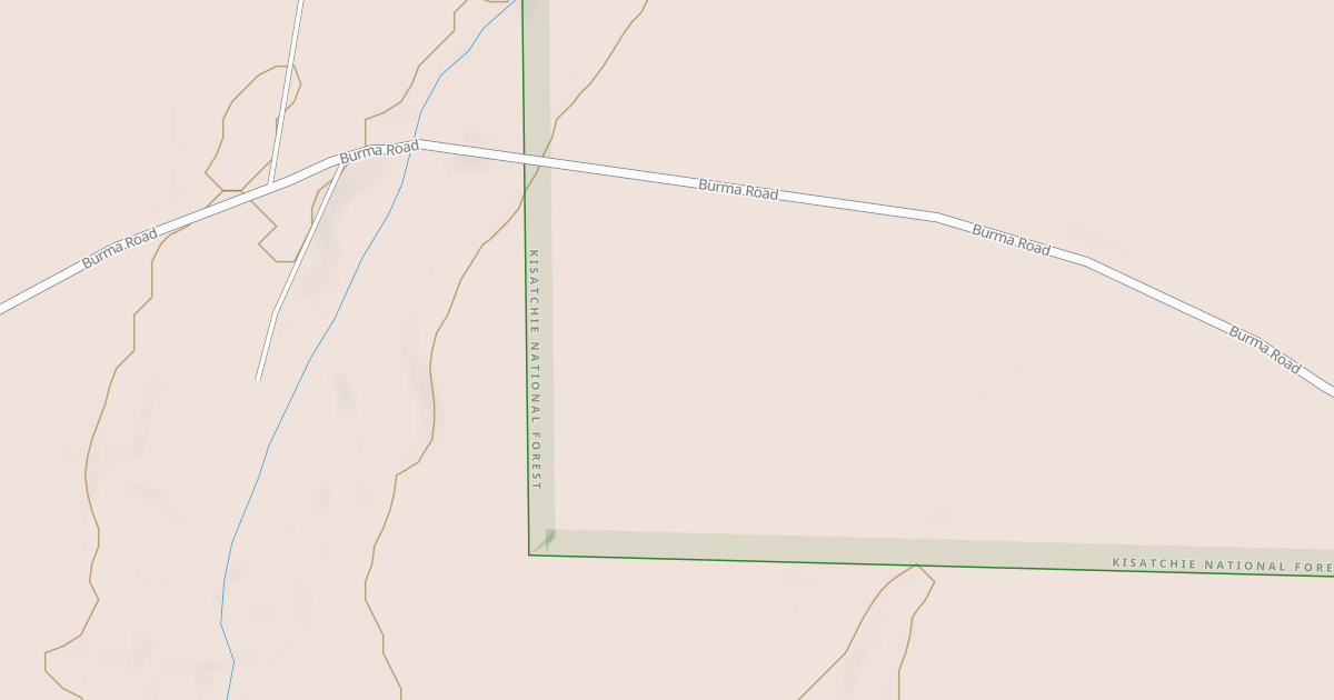Map preview of USFS Motor Vehicle Use Map Roads {B89428DB-B5F5-454A-AE65-7BB6EA5DC74A}
