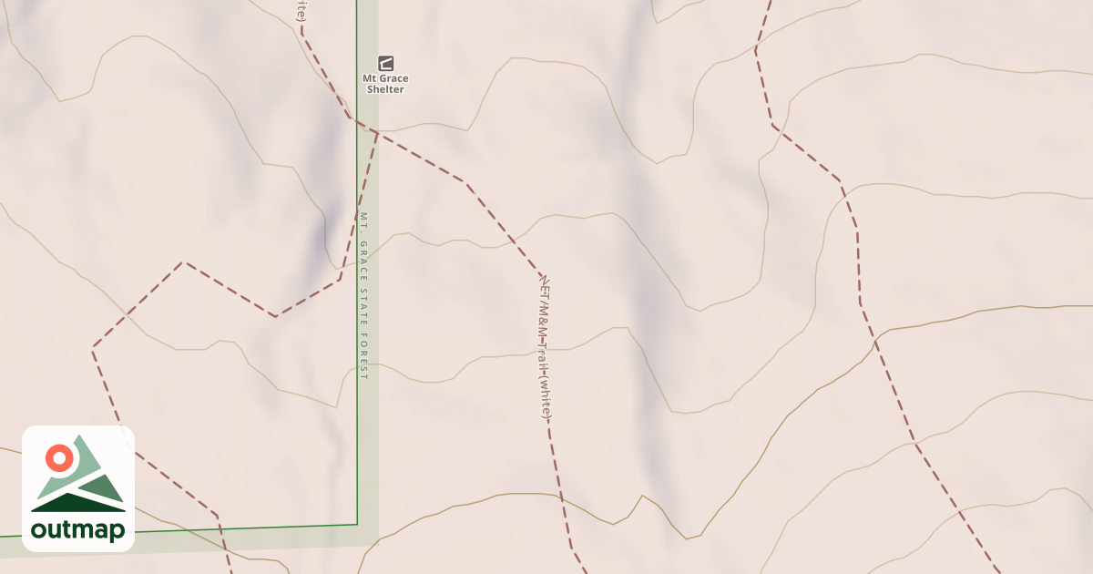 Map of Metacomet - Monadnock Trail