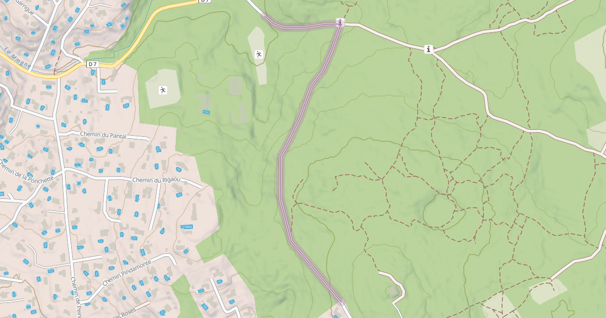 Map preview of Chemin du Debram