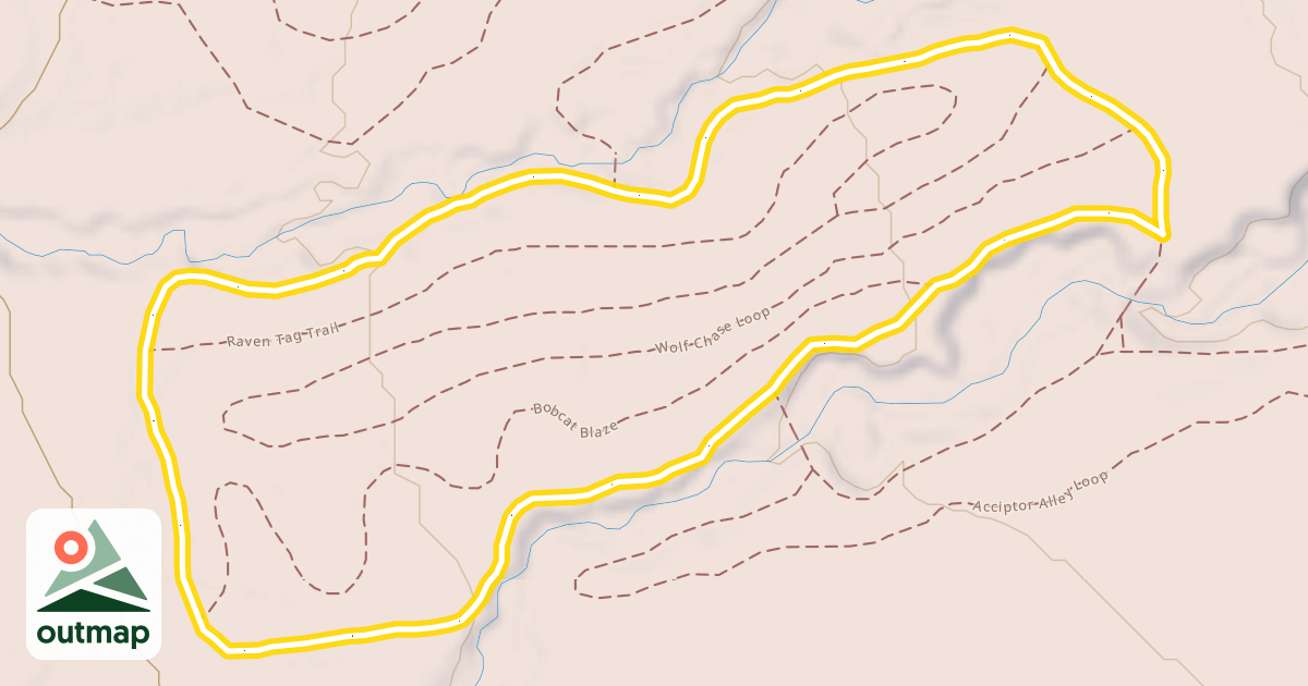 Map of Fierce Fisher Loop