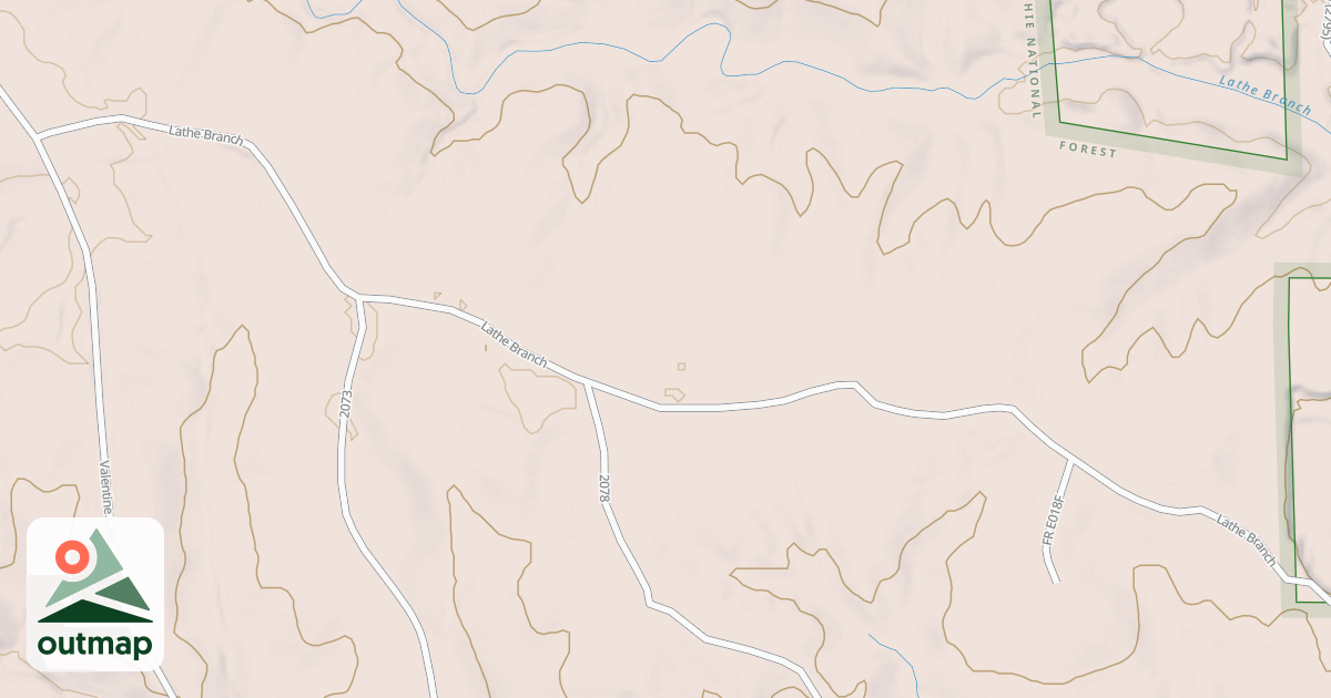 Map of LATHE BRANCH