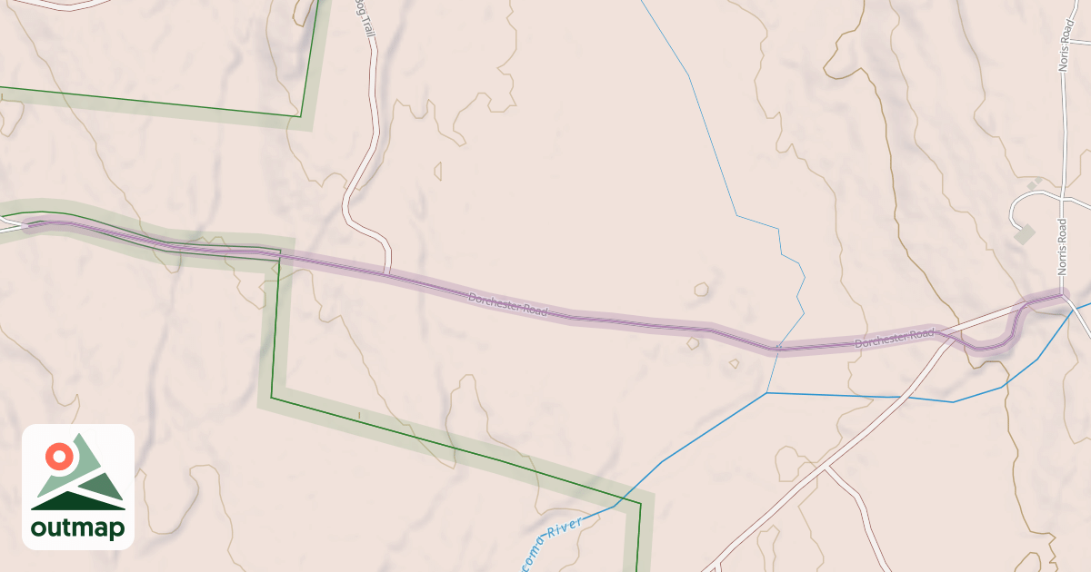 Map of Dorchester Road