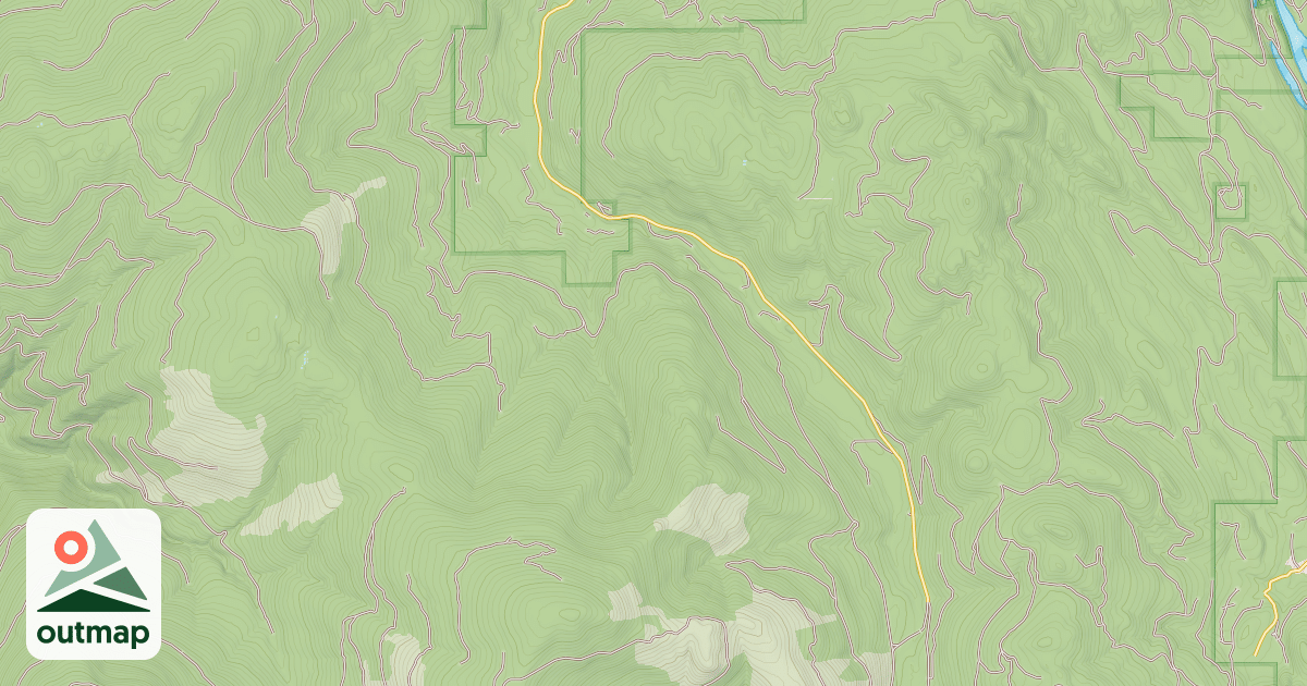 Map of COOKS RUN