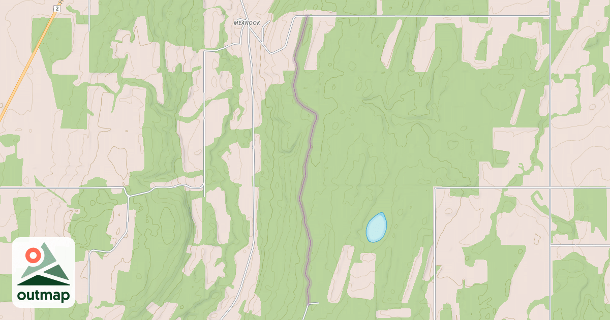 Map of Athabasca Landing Trail