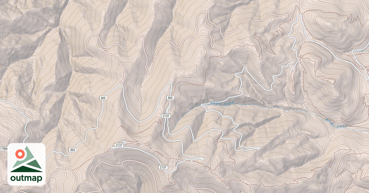 Map of BLUE MOUNTAIN