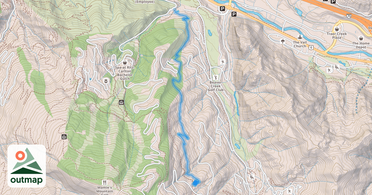 Map of Elkhorn Trail