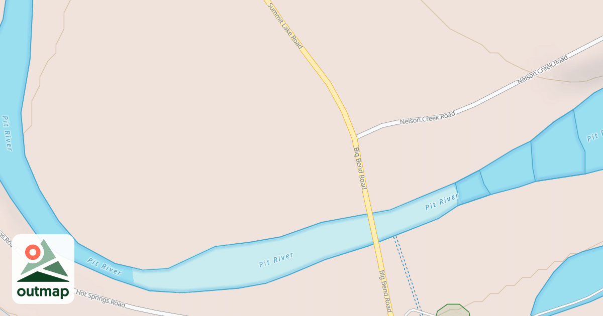 Map of BIG BEND FIRE CAMP