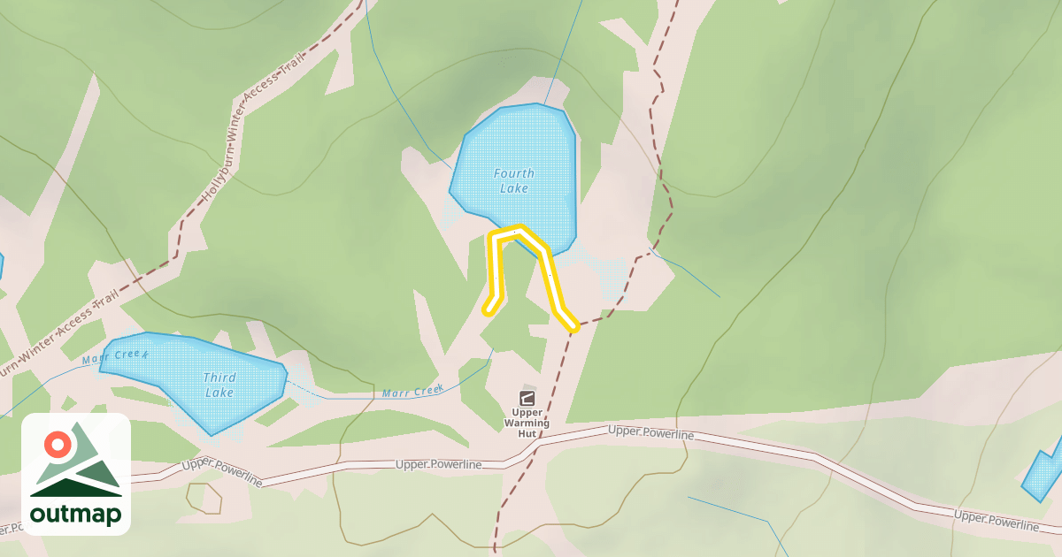 Map of 4th Lake
