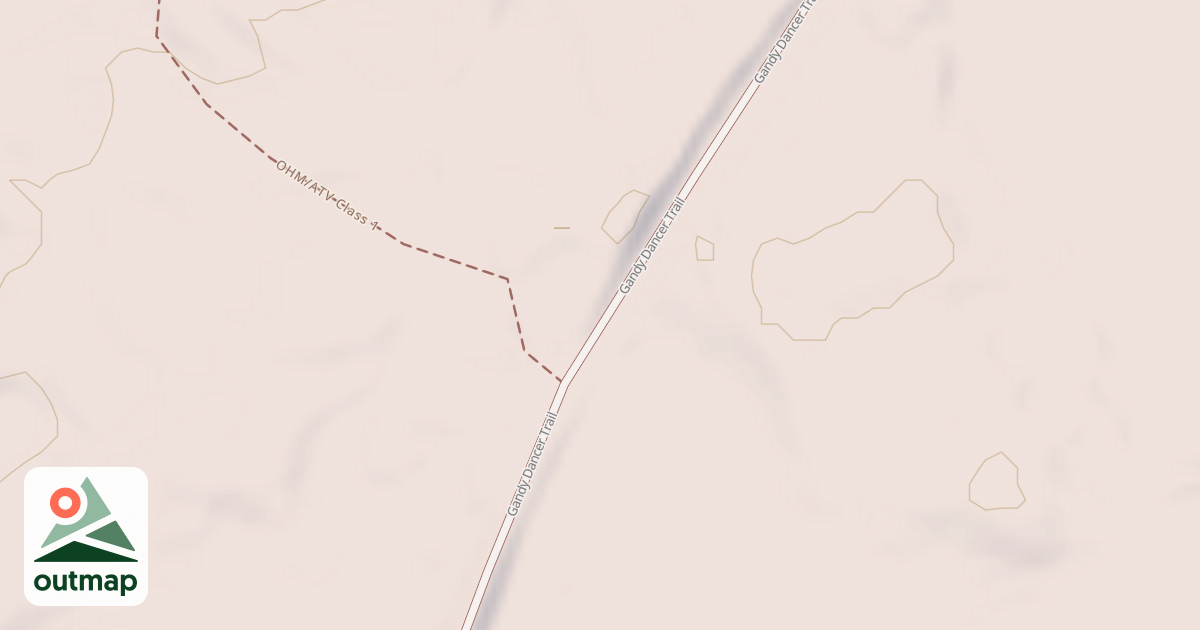 Map of Gandy Dancer State Trail MS84.029