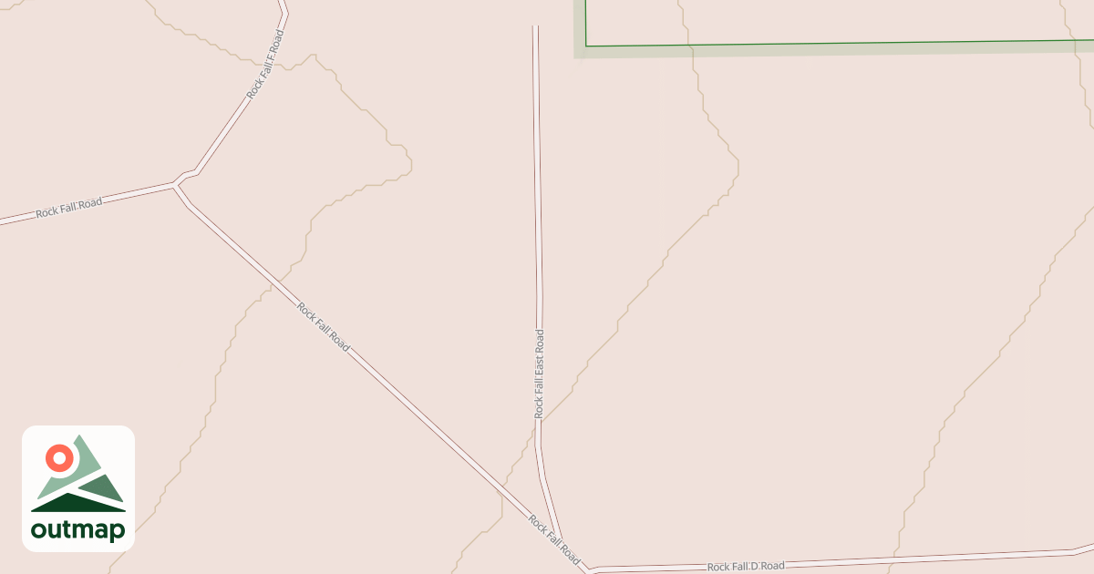 Map of ROCK FALL E