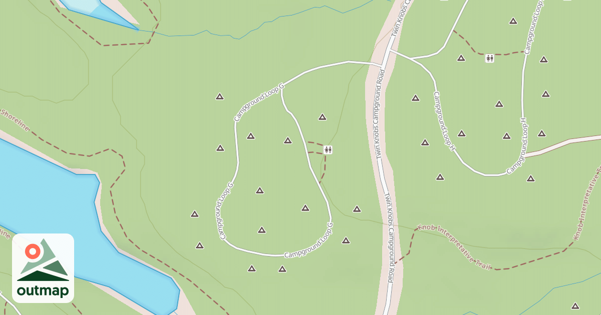 Map of SITE 2-CAVE RUN
