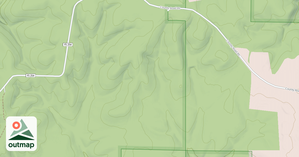 Map of SHILOH RUN