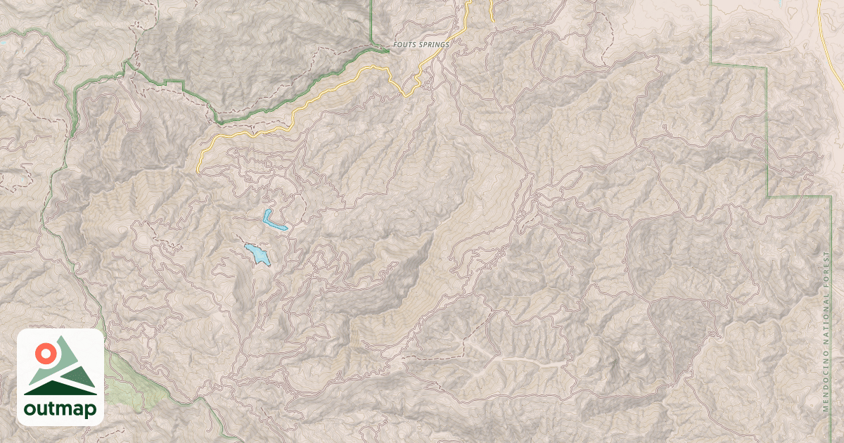Map of FOUTS SPRINGS-HOUGH SPRINGS