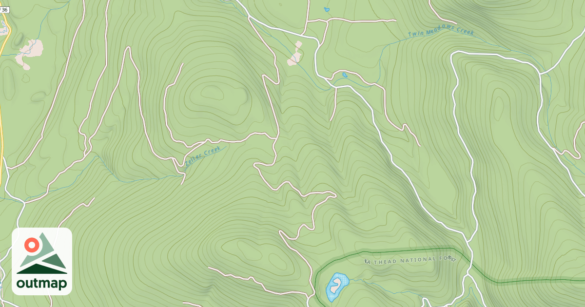 Map of BOWEN LAKE