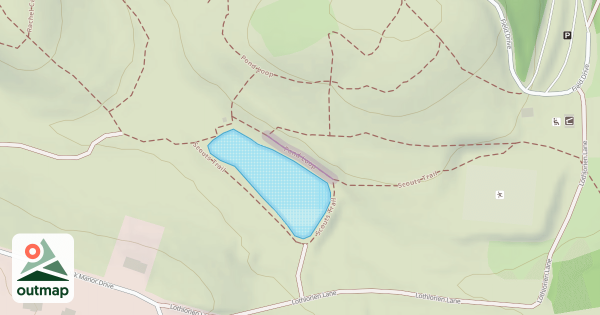 Map of Pond Loop