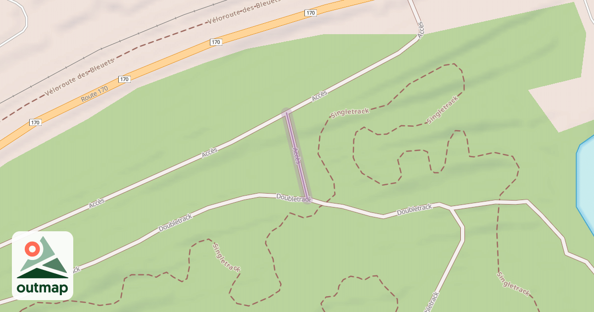 Map of Accès