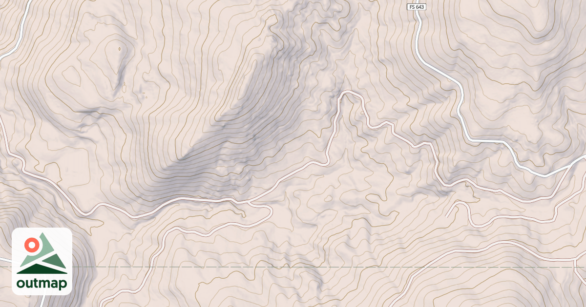 Map of FLETCHER BUTTE