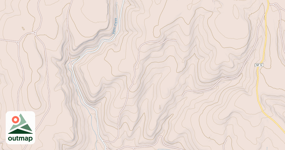 Map of USFS National Forest System Roads {1752167F-9CBC-4D4F-86FB-5D1E68FB6743}