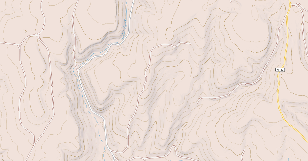 Map preview of USFS National Forest System Roads {1752167F-9CBC-4D4F-86FB-5D1E68FB6743}