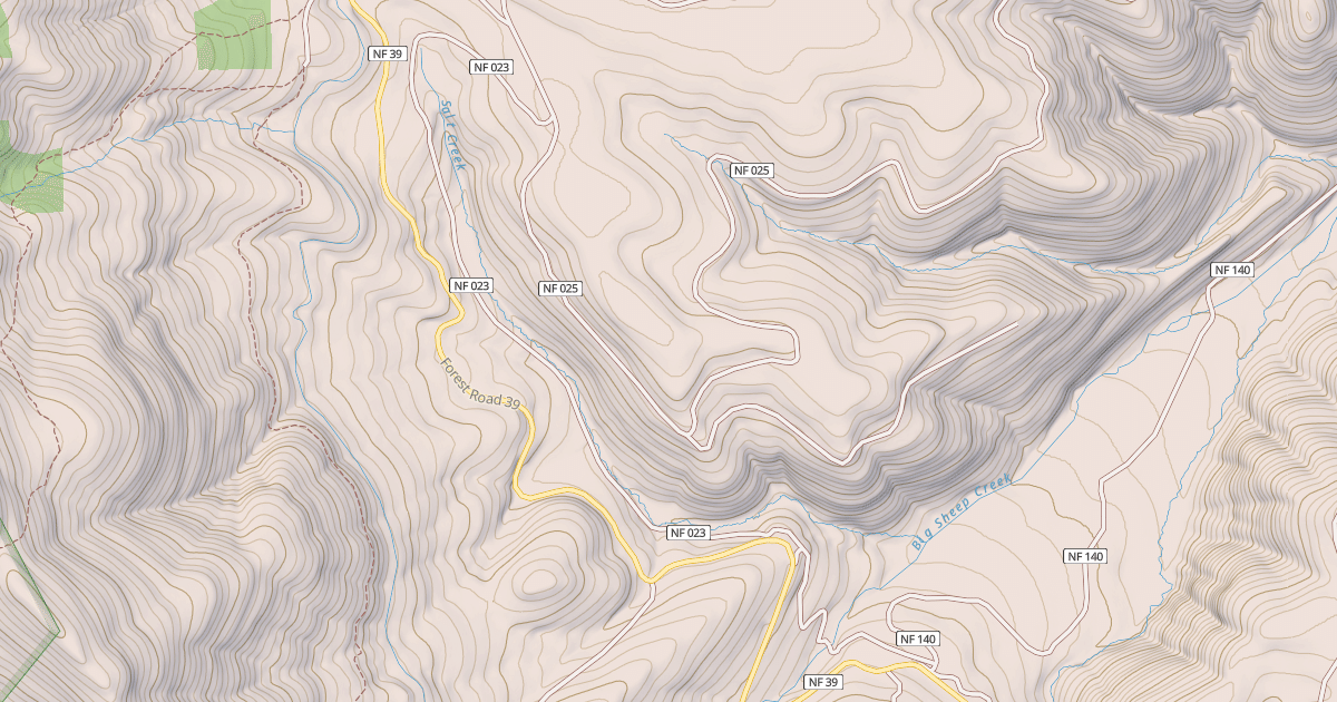 Map preview of Salt Creek Snowmobile