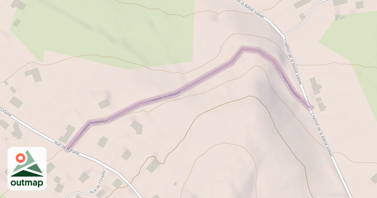 Map of Chasse Dusseaux