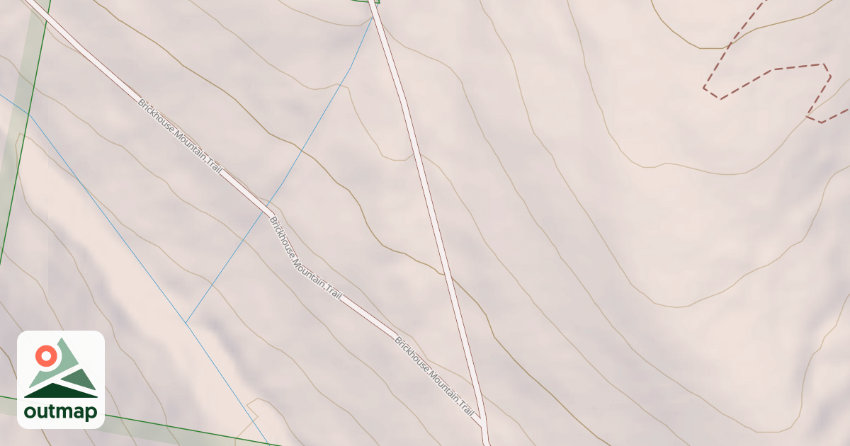 Map of Brickhouse Mountain Road