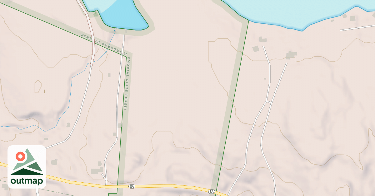 Map of Crooked Pond Trail