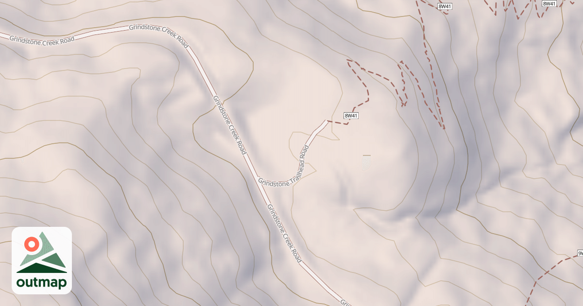 Map of GRINDSTONE TRAILHEAD