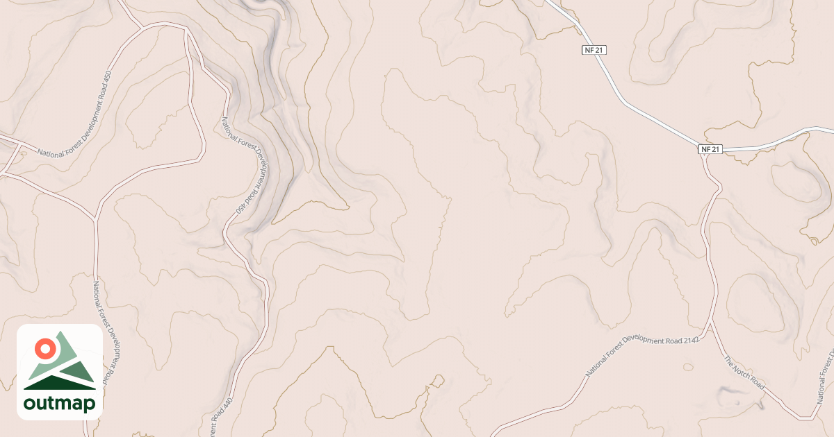 Map of USFS Motor Vehicle Use Map Roads {31BAE2A7-566B-4BEC-80EF-9584F4F5AC44}