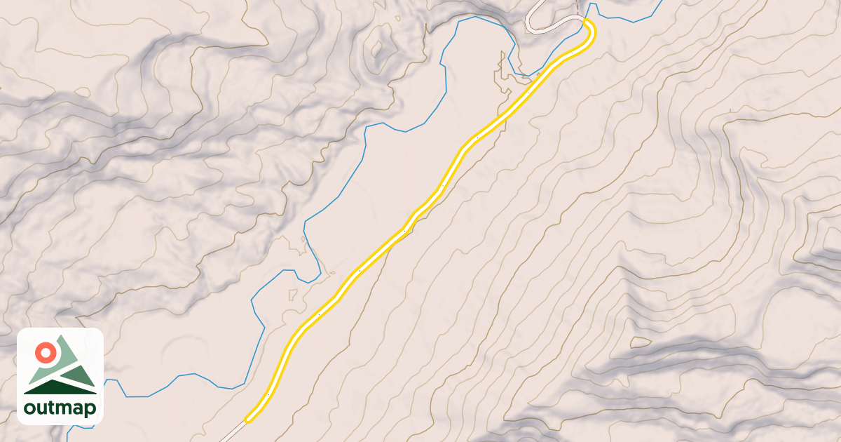 Map of North Fork Of Fish Creek Pack Trail