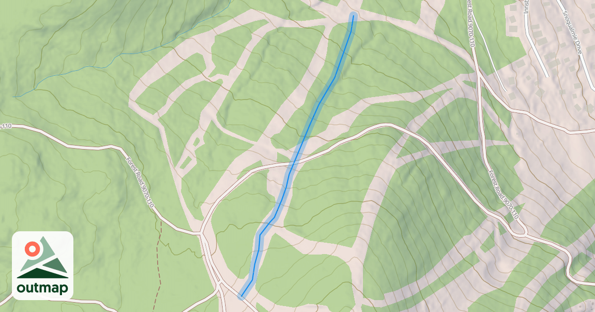 Map of Sarrah's Run
